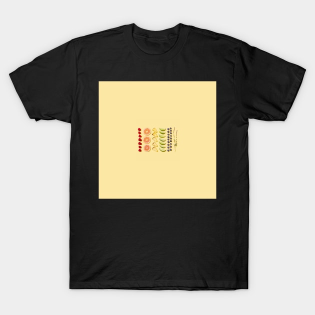 Fruit rows T-Shirt by uppermosteN